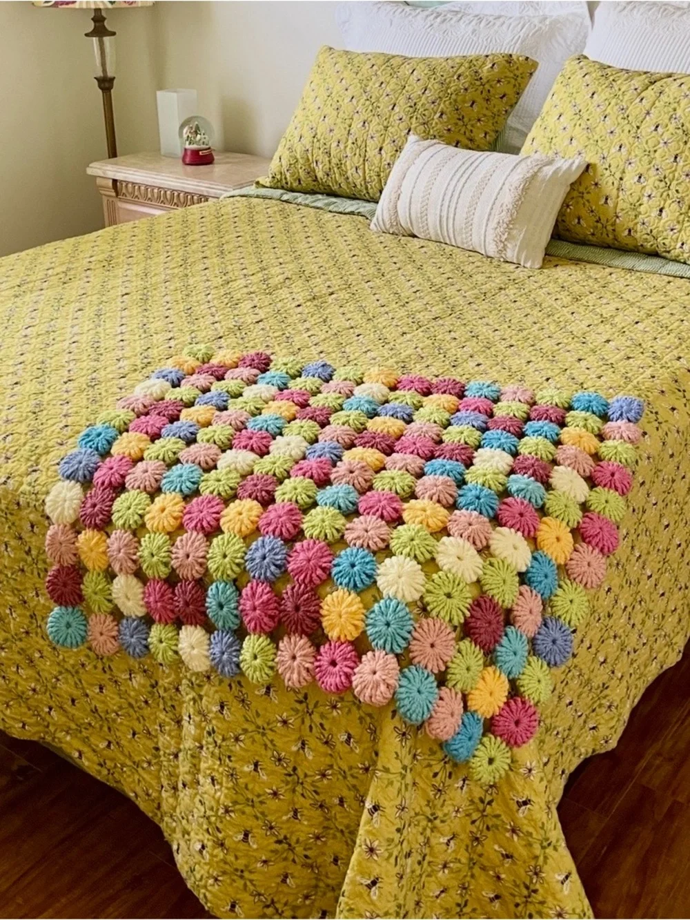 Handmade soft throw
